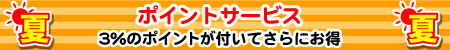 �|�C���g�T�[�r�X�@�R���̃|�C���g���t���Ă���ɂ���